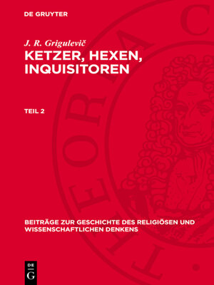 cover image of Ketzer, Hexen, Inquisitoren. Teil 2